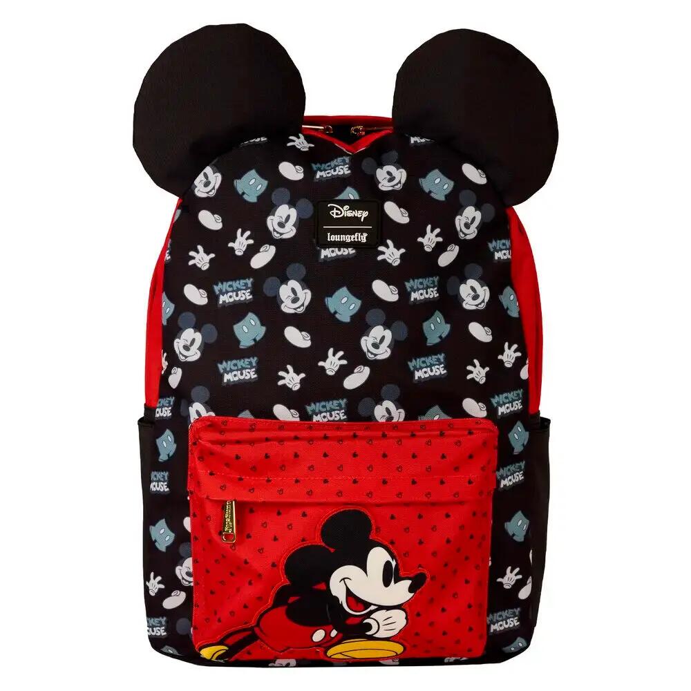 Mochila infantil de nailon Loungefly Disney Mickey 1/3