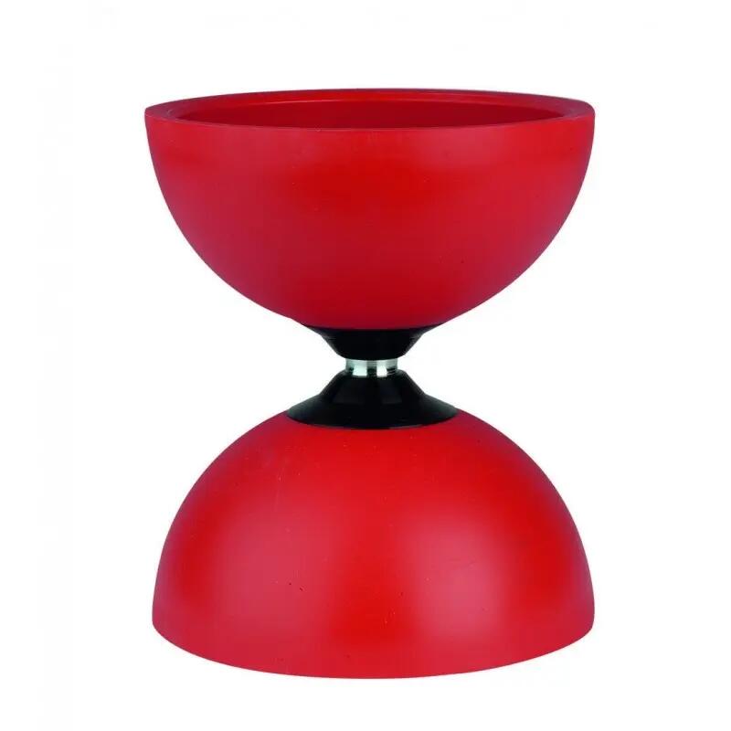 Diabolo Jazz rouge + baguettes fibre noir 31 cm HENRYS 2/3