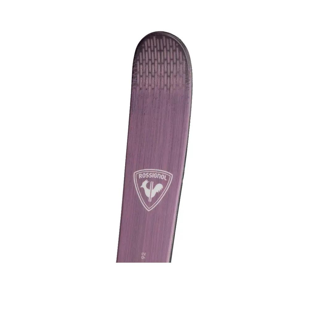 Sci senza attacchi Rossignol Rallybird Soul 92 rosa da donna 3/5