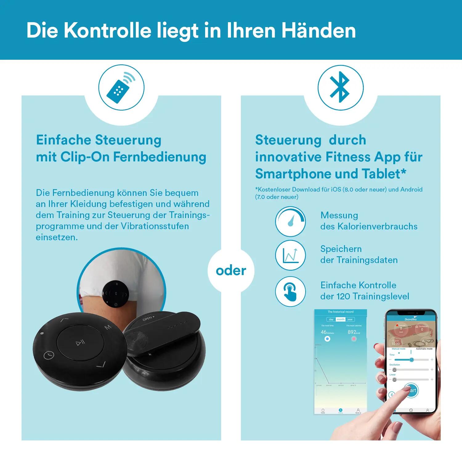 Gebraucht - Vibrationsplatte Home Vibration Plate 900 Plus - 120 Stufen 3/9