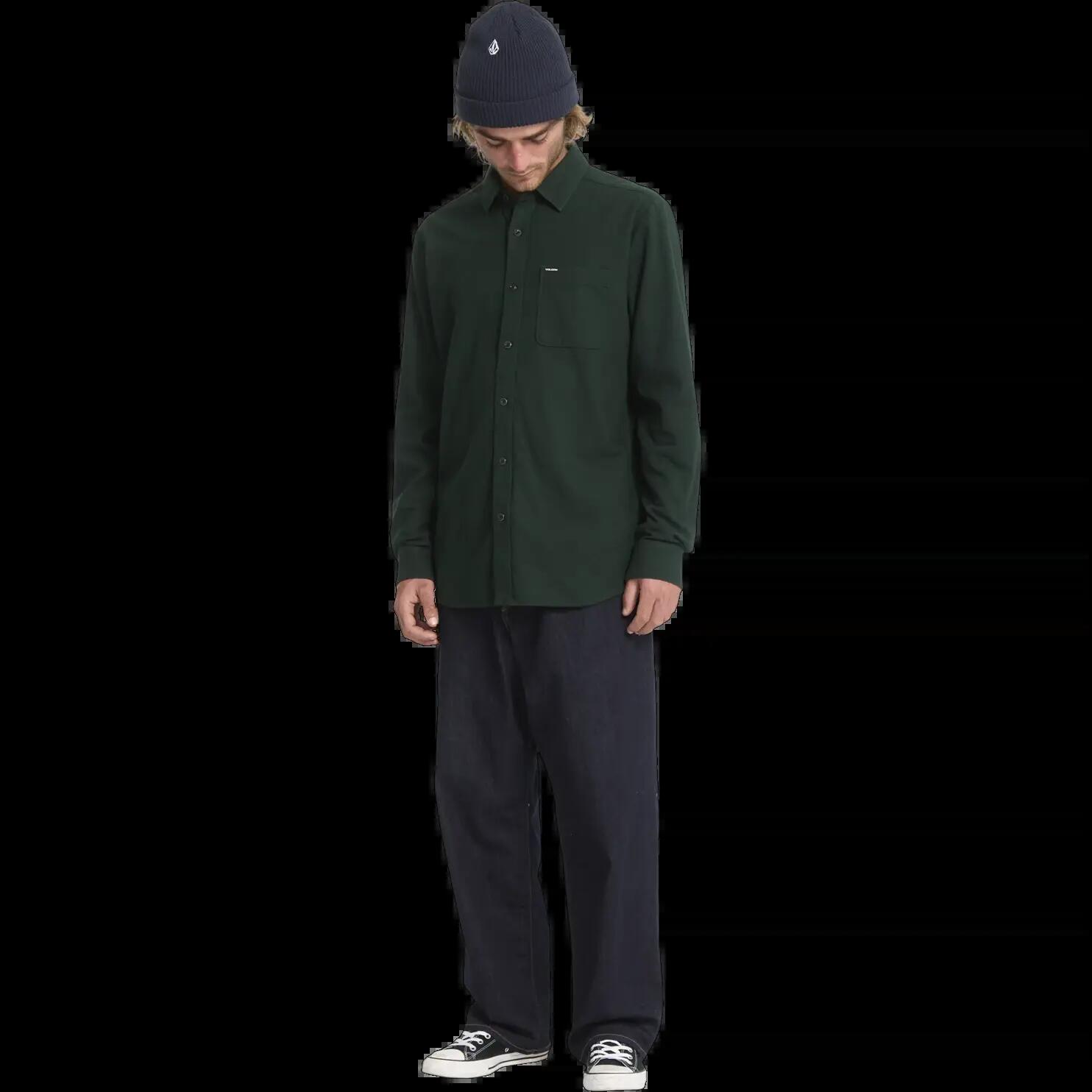 Chemise Volcom Caden Vert 7/8