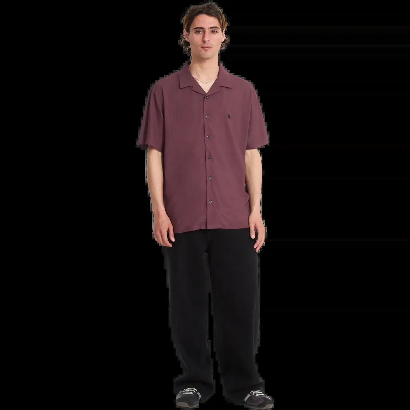 Chemise Volcom SINGLE STONE Violet Neige 5/5