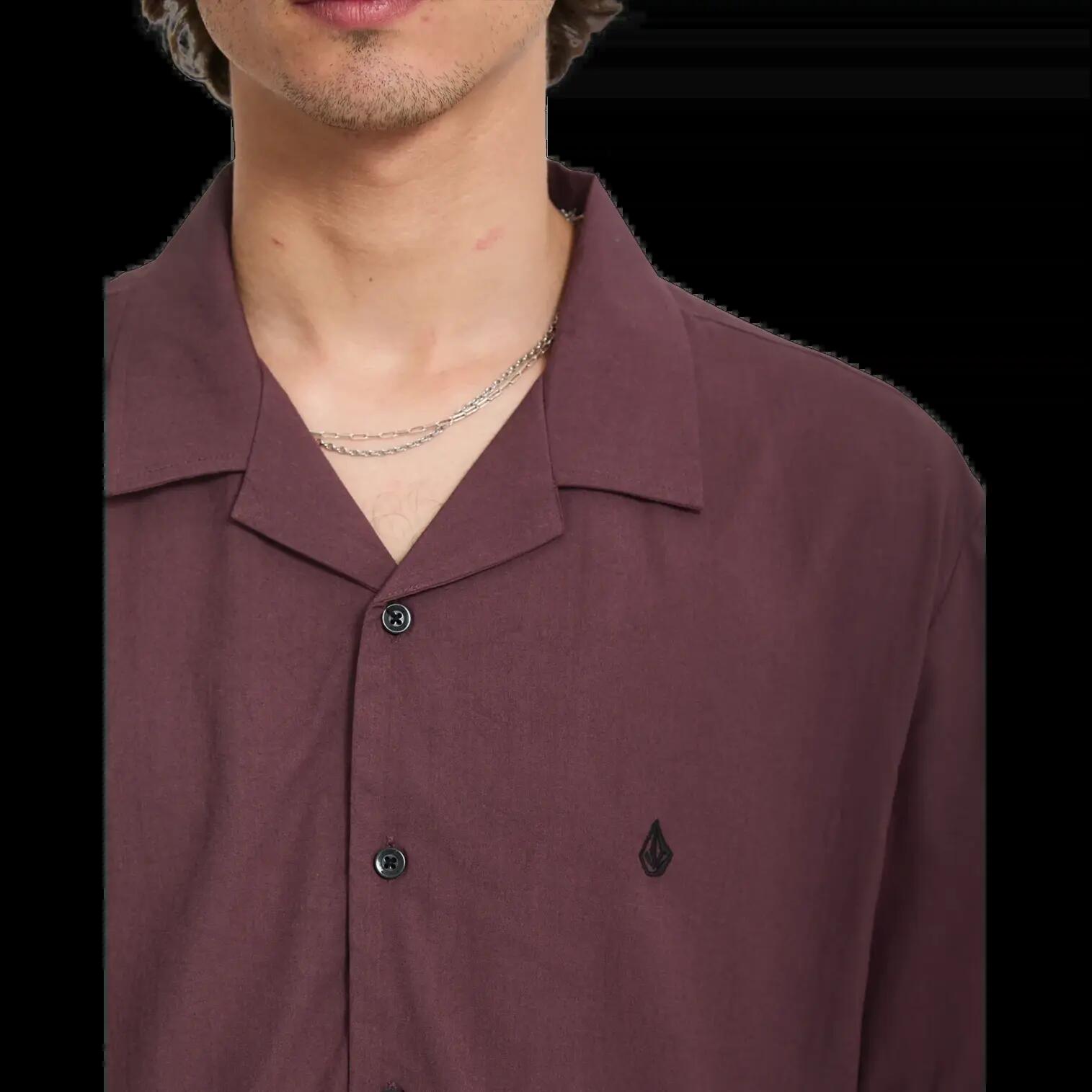 Chemise Volcom SINGLE STONE Violet Neige 4/5