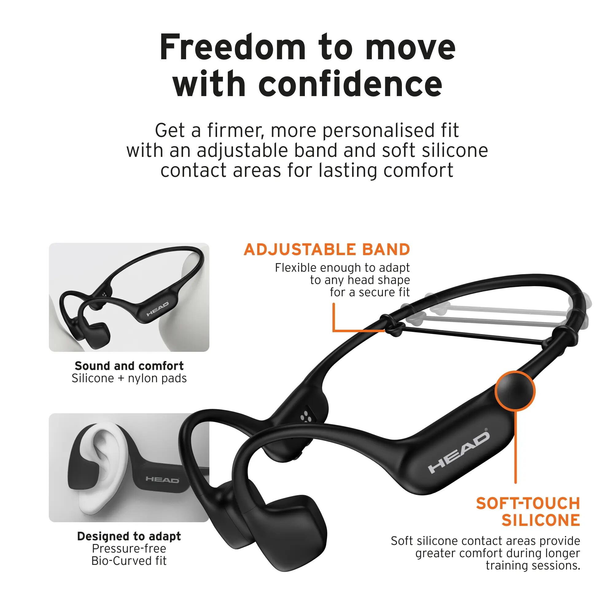 AquaMotion Pro Bone Conduction-koptelefoon 9/13