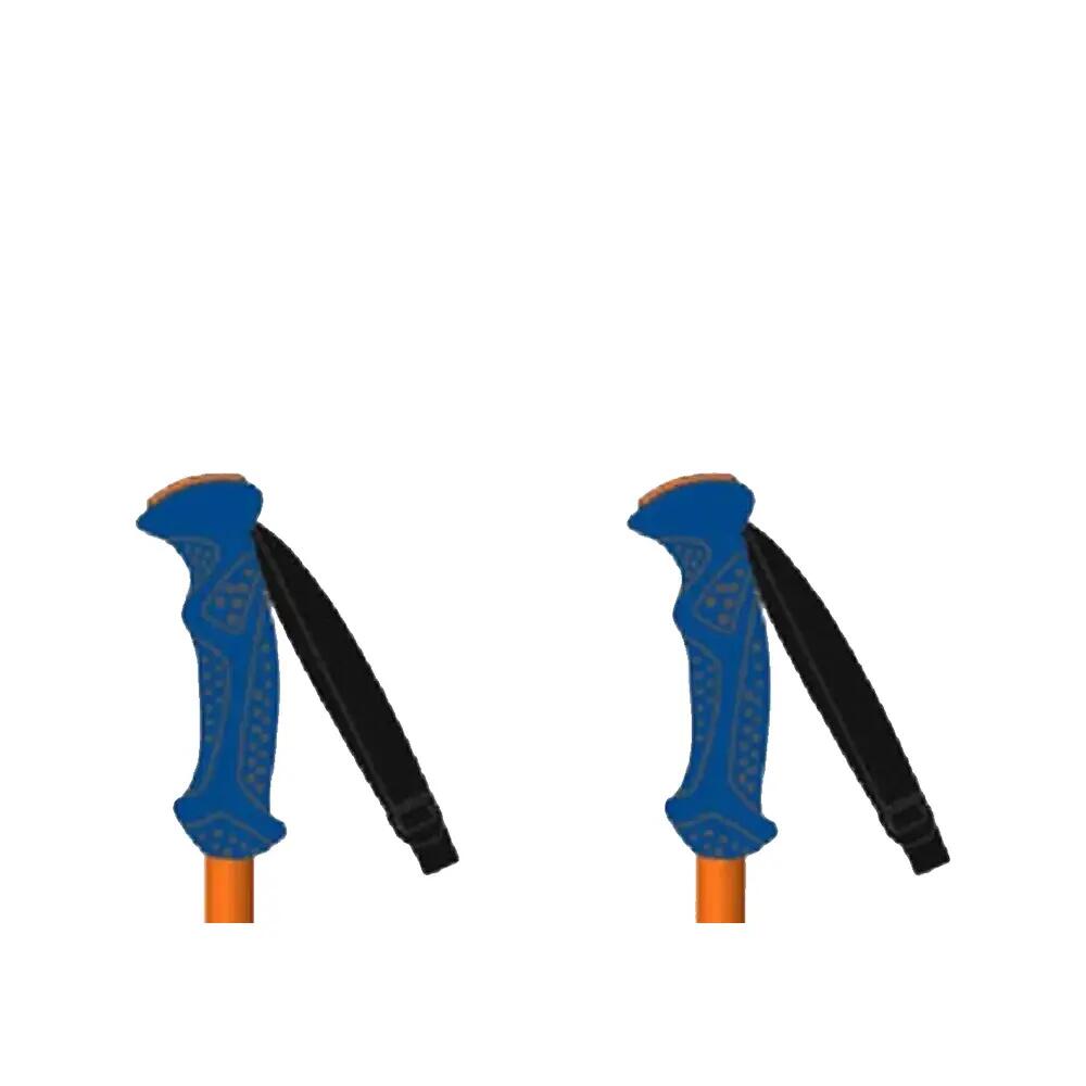 Kids' Tactic Jr Blue Ski Poles 5/5