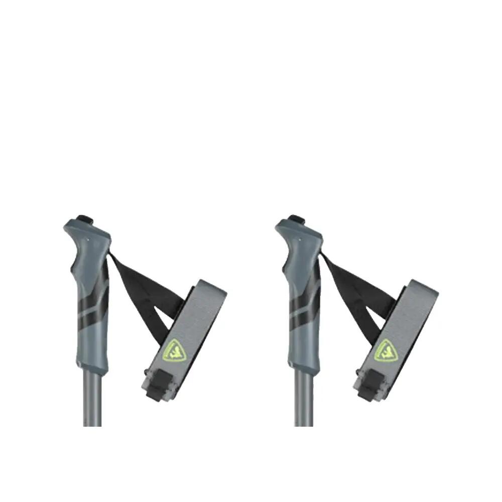Rossignol Tactic Clip Ski Poles Black/Green 5/7