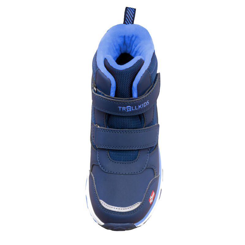 Chaussures d'hiver pour enfants Hafjell imperméables bleu marine/bleu moyen