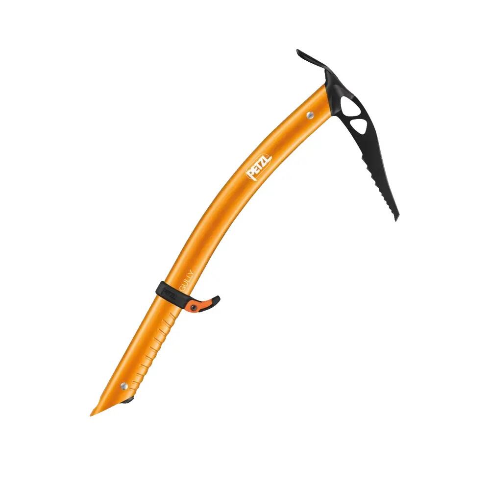 Piolet Petzl Gully 45 cm 280 g lame banane acier 3 mm cale TRIGREST réglable 5/5