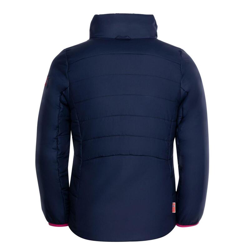 Mädchen Jacke Skavangen Marineblau/Magenta