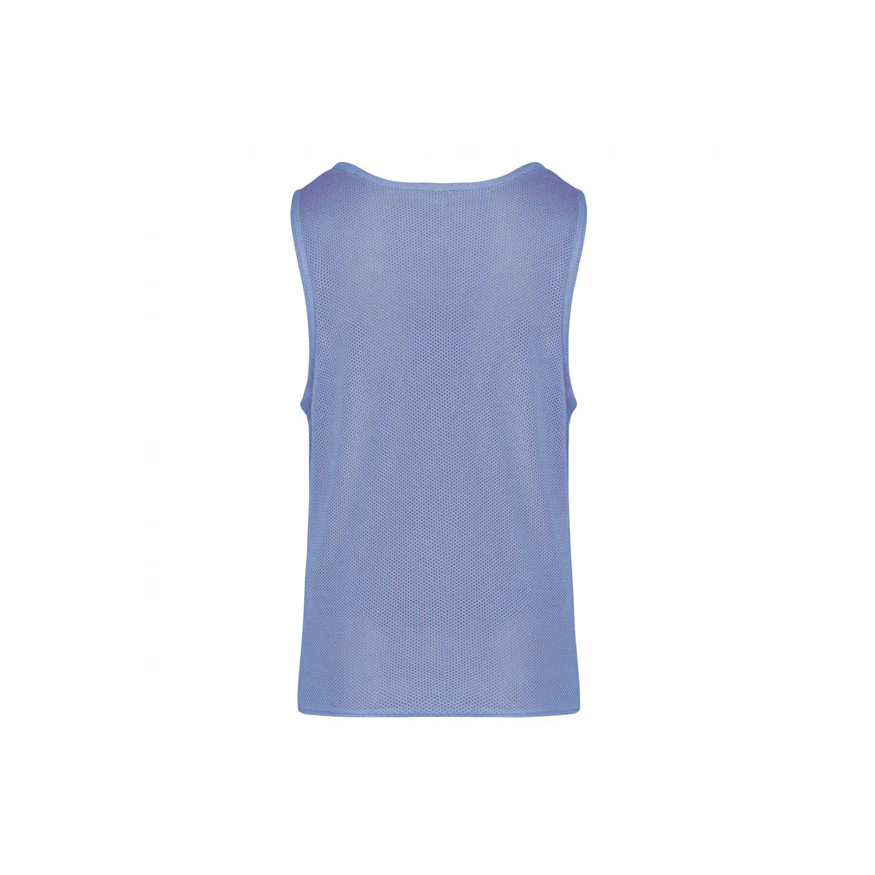 Chasuble réversible multisports enfant - Fluo  Pink / Sporty Sky Blue - 6/10 ans 4/4