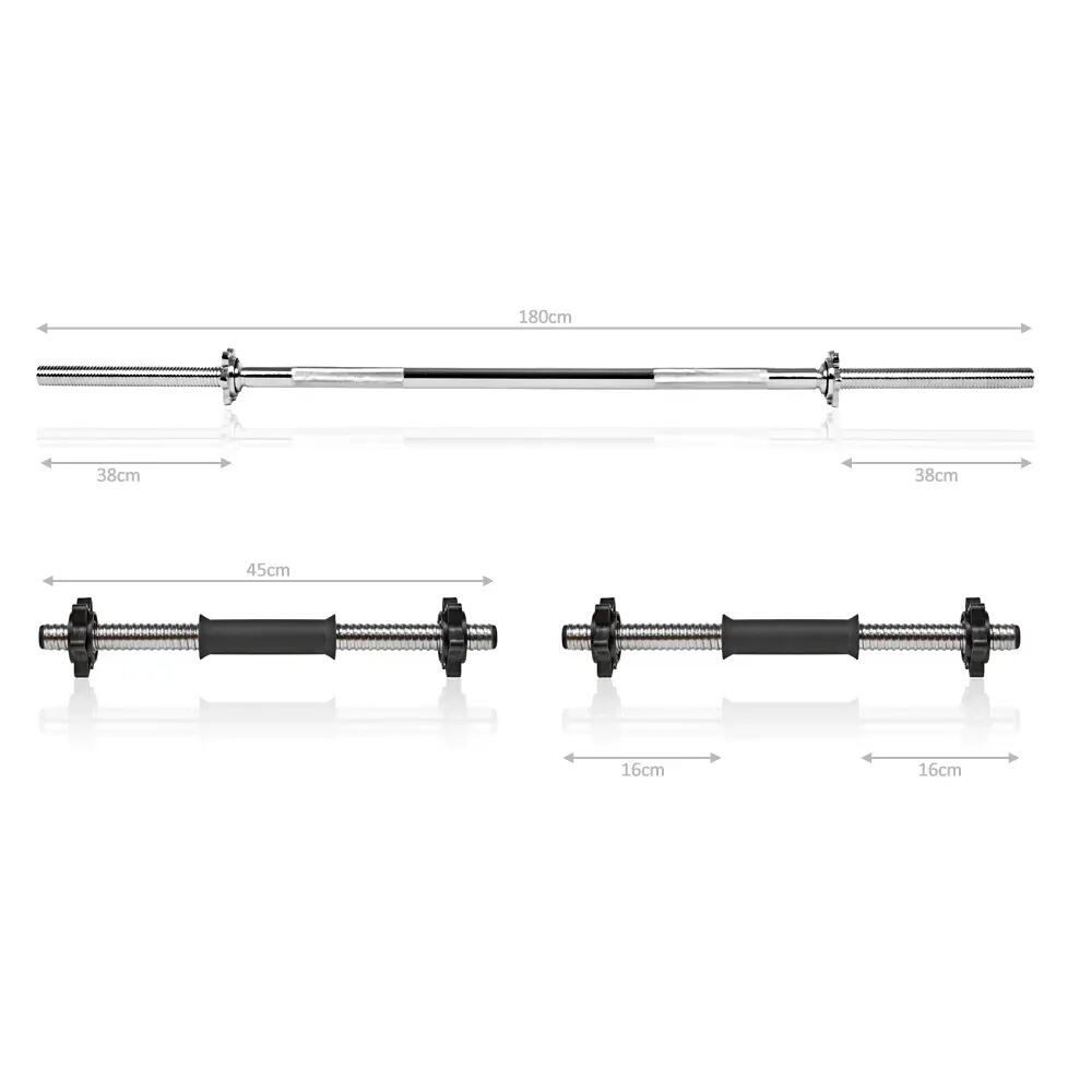 Zestaw kulturystyczny Sapphire SG-123kg z ławką składaną XG35 obciążenia gryfy 4/7