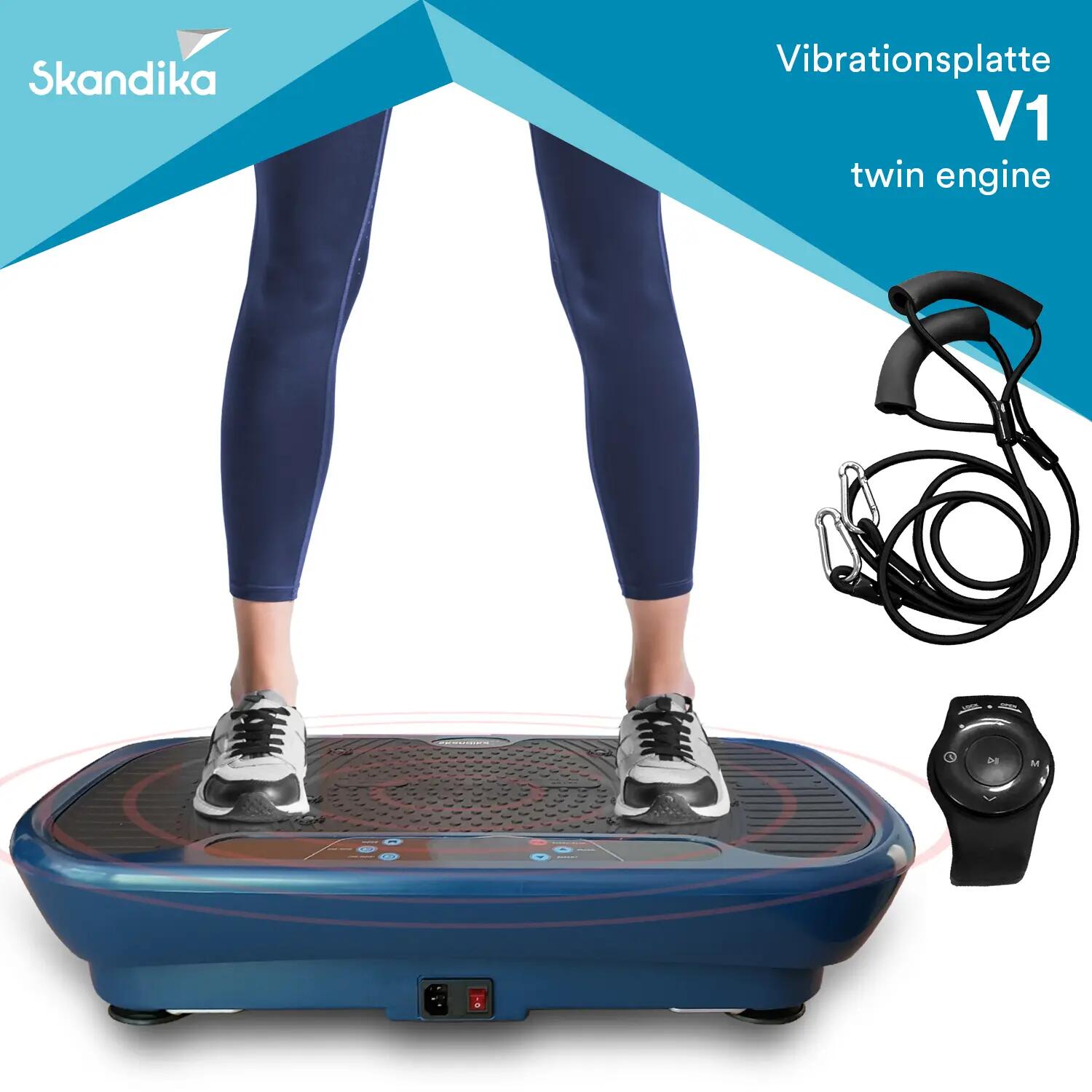 Plateforme vibrante oscillante V1 Twin Engine -3D - 5 à 15 Hz - 6 programmes 2/9