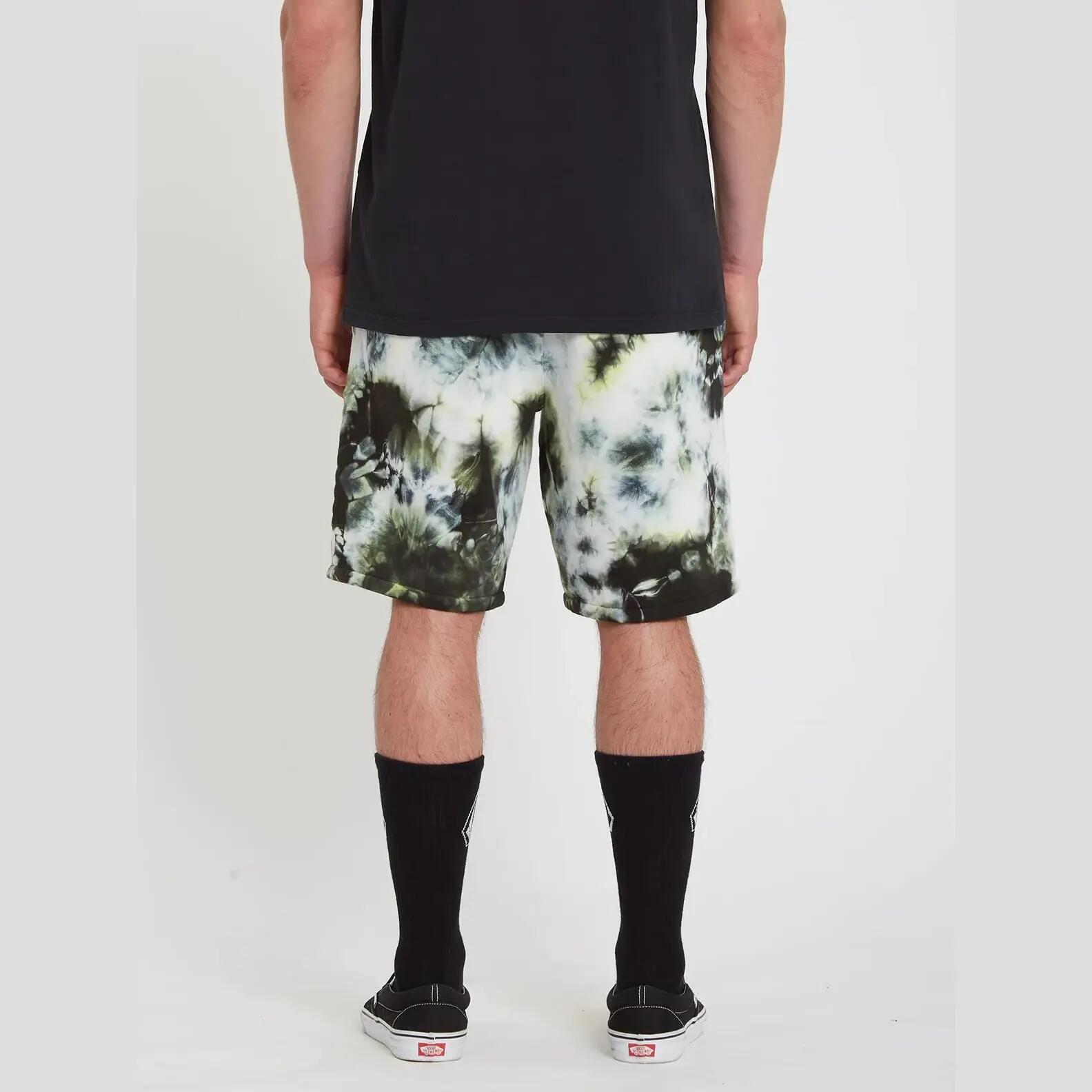 Calções Volcom Iconic Stone Plus Fleece Short Verde Lima 2/4