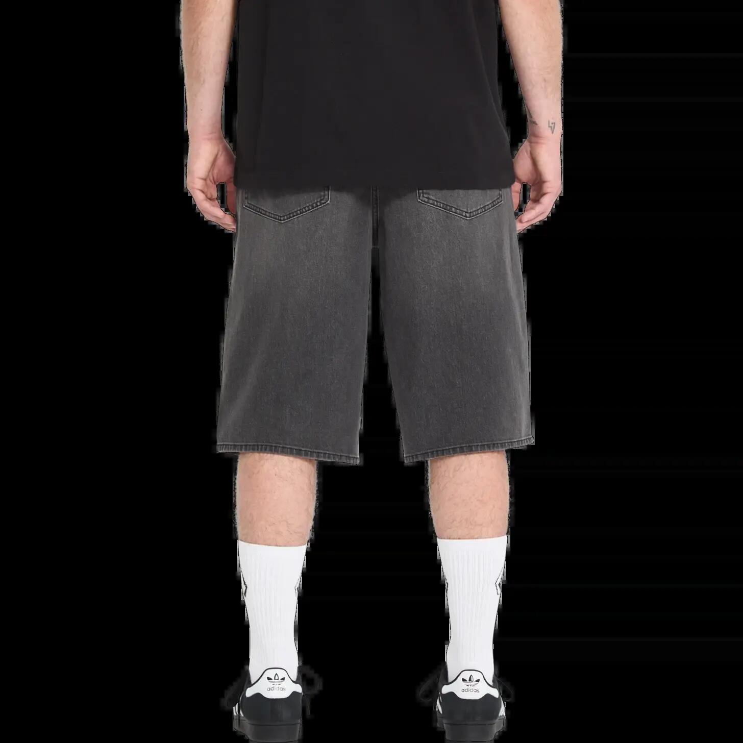 Volcom Chillow Denim Shorts Schwarz Grau 2/2
