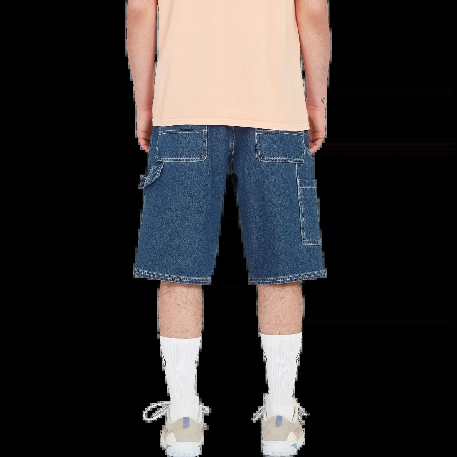 Calções Volcom Labored Denim Utility Azul índigo 4/7
