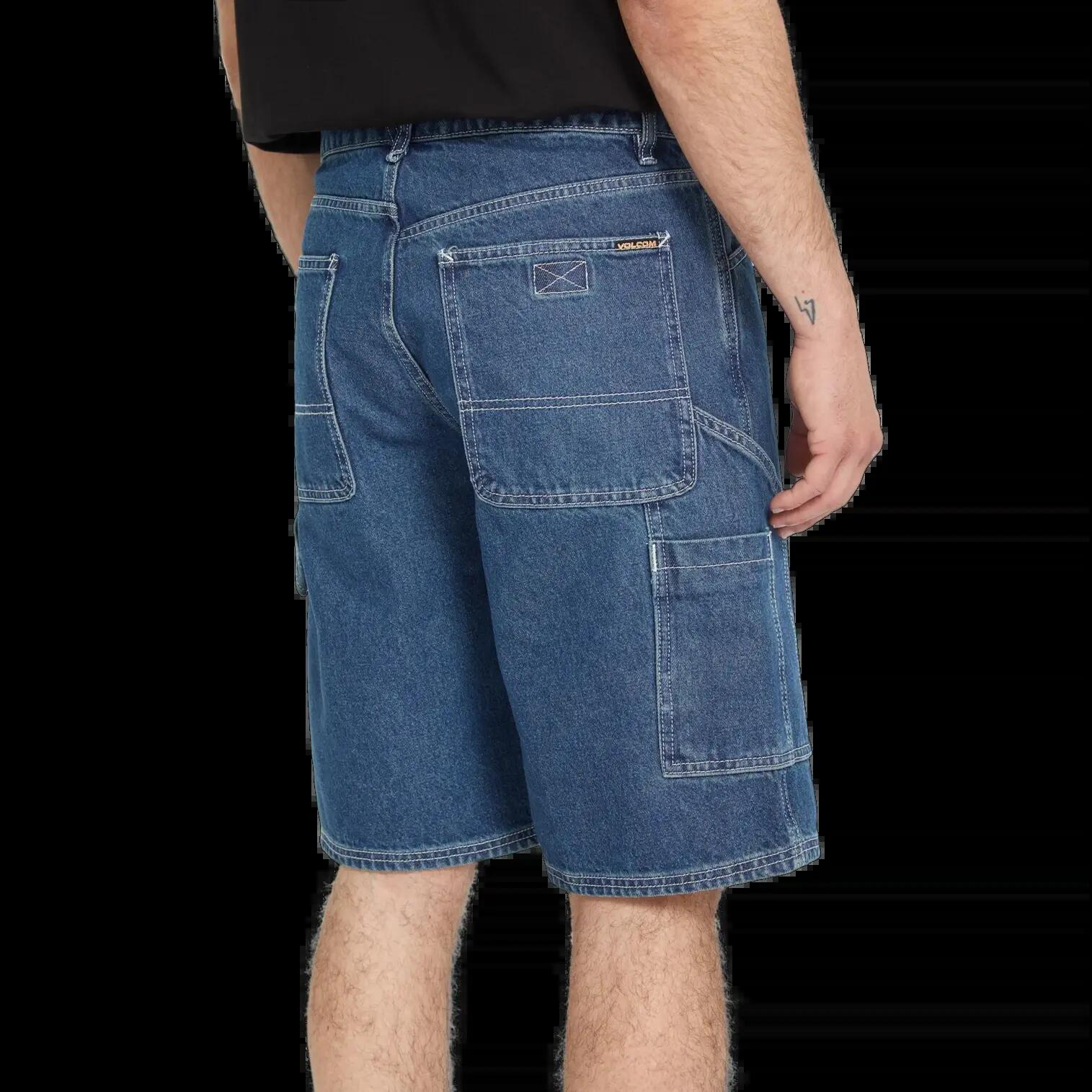 Calções Volcom Labored Denim Utility Azul índigo 3/7