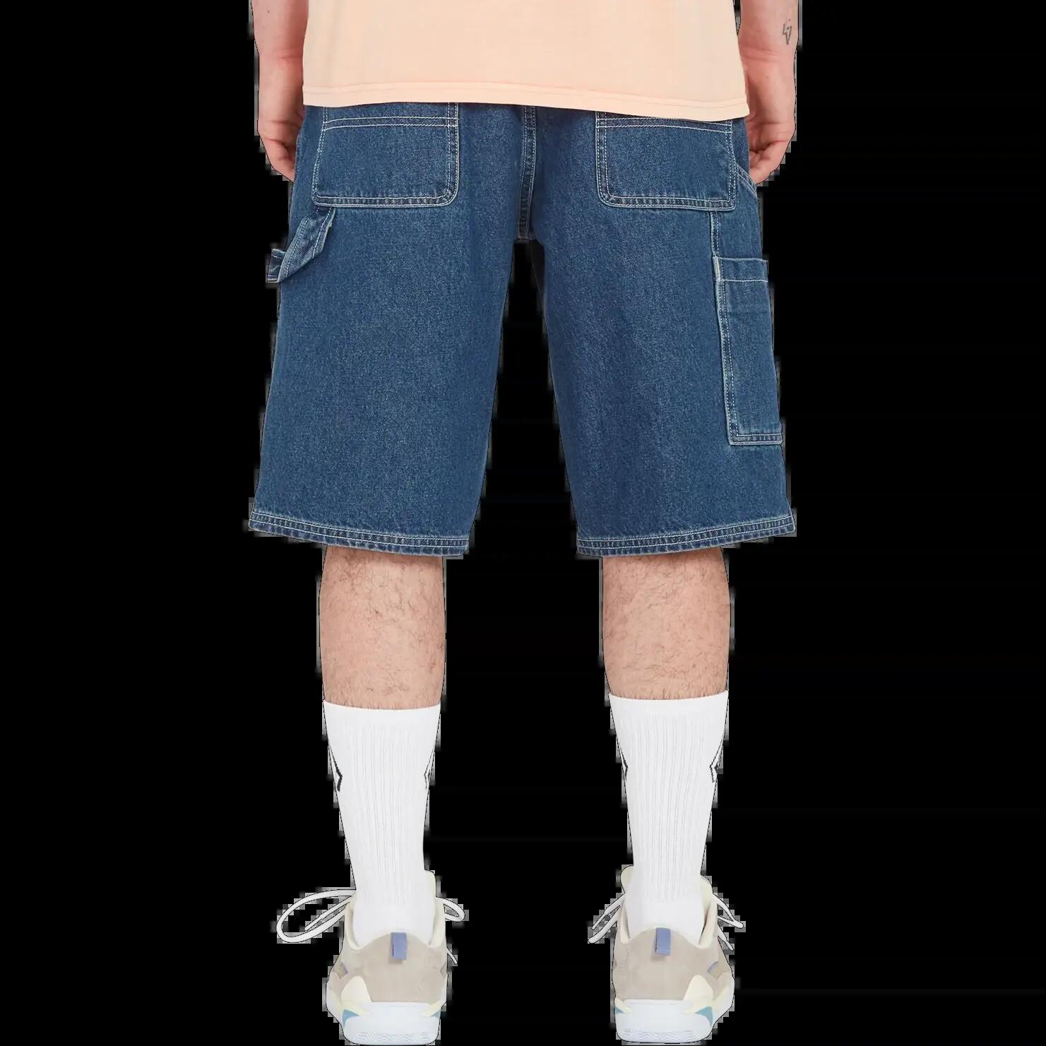 Calções Volcom Labored Denim Utility Azul índigo 2/7