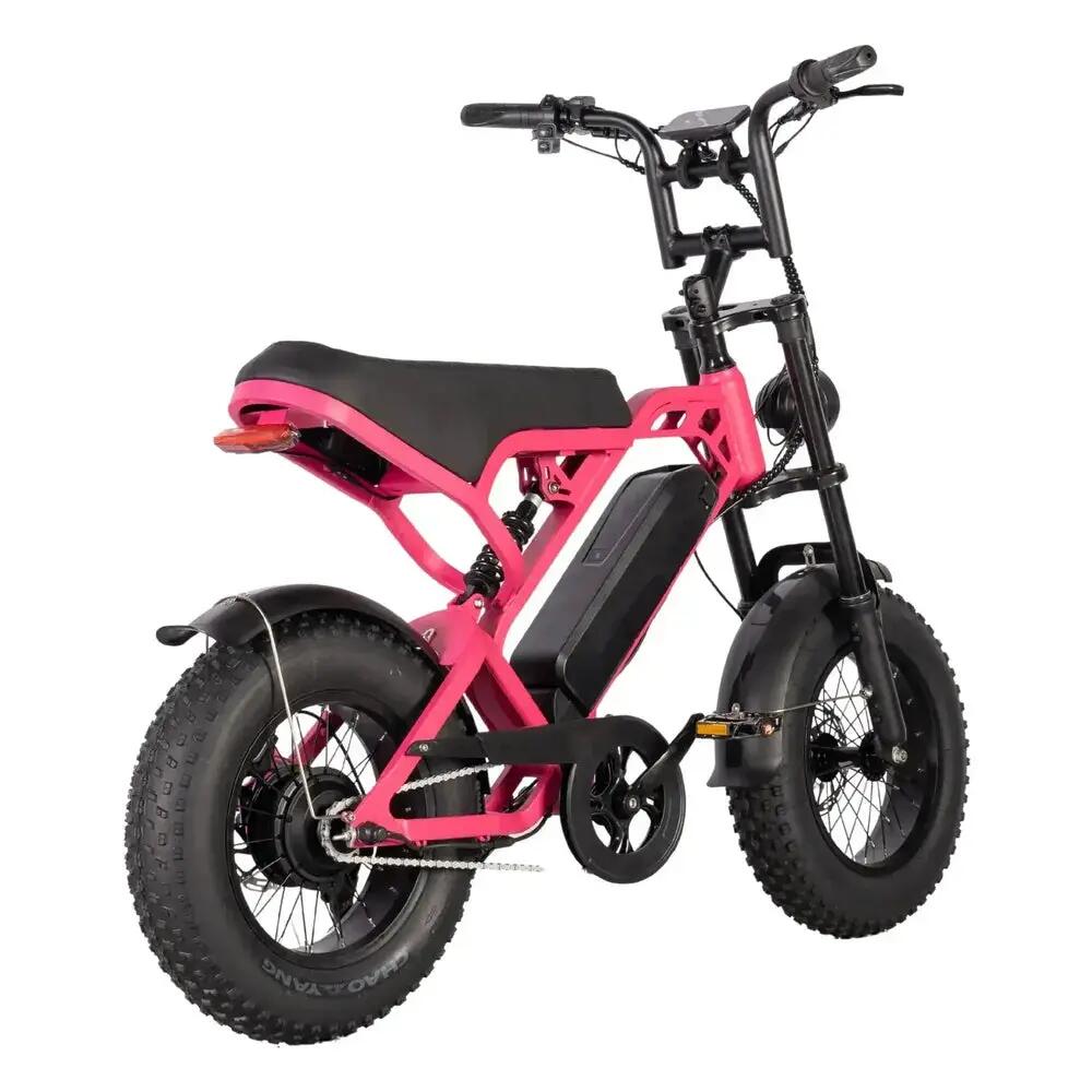 V20 Mini - Elektrische fatbike - 16 inch - 468Wh accu - Roze 4/6