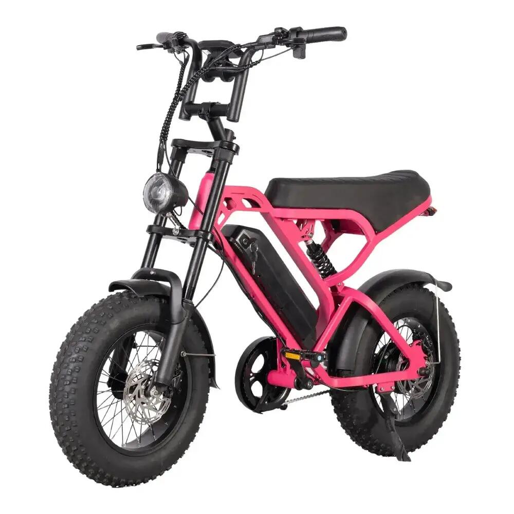 V20 Mini - Elektrische fatbike - 16 inch - 468Wh accu - Roze 3/6