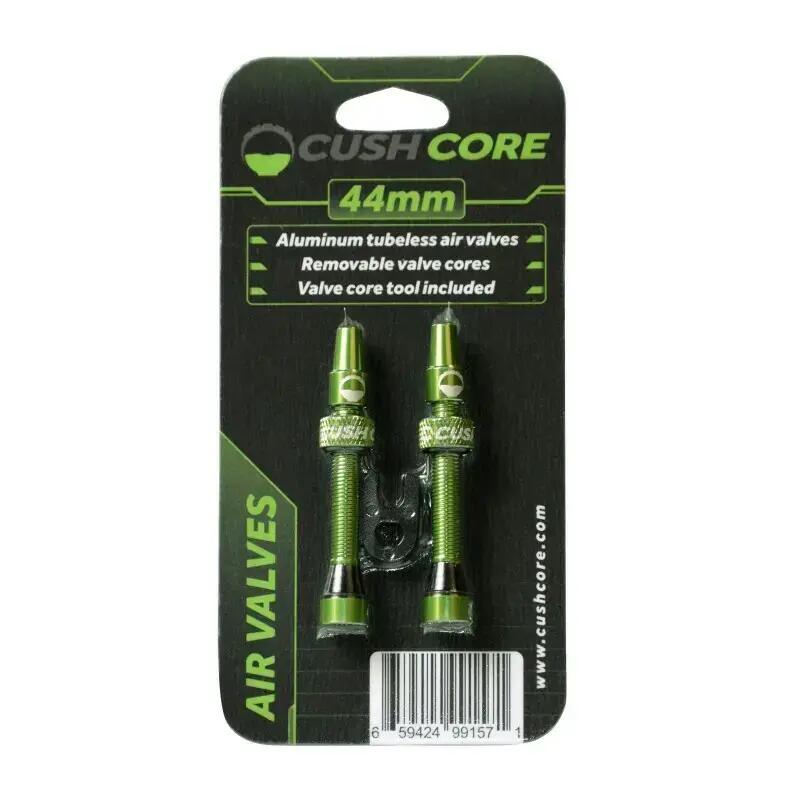 Cush Core Tubeless Valve Presta Green 2/3