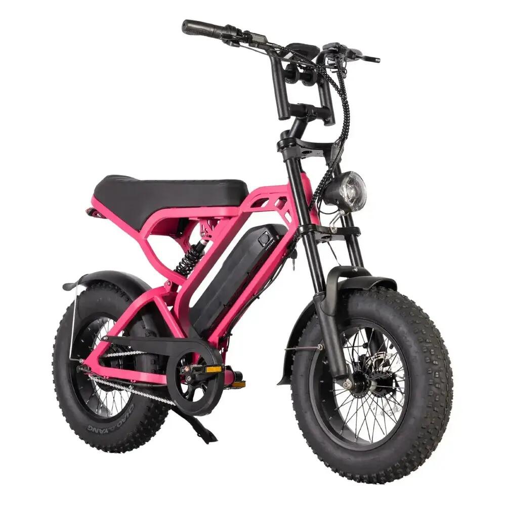 V20 Mini - Elektrische fatbike - 16 inch - 468Wh accu - Roze 2/6