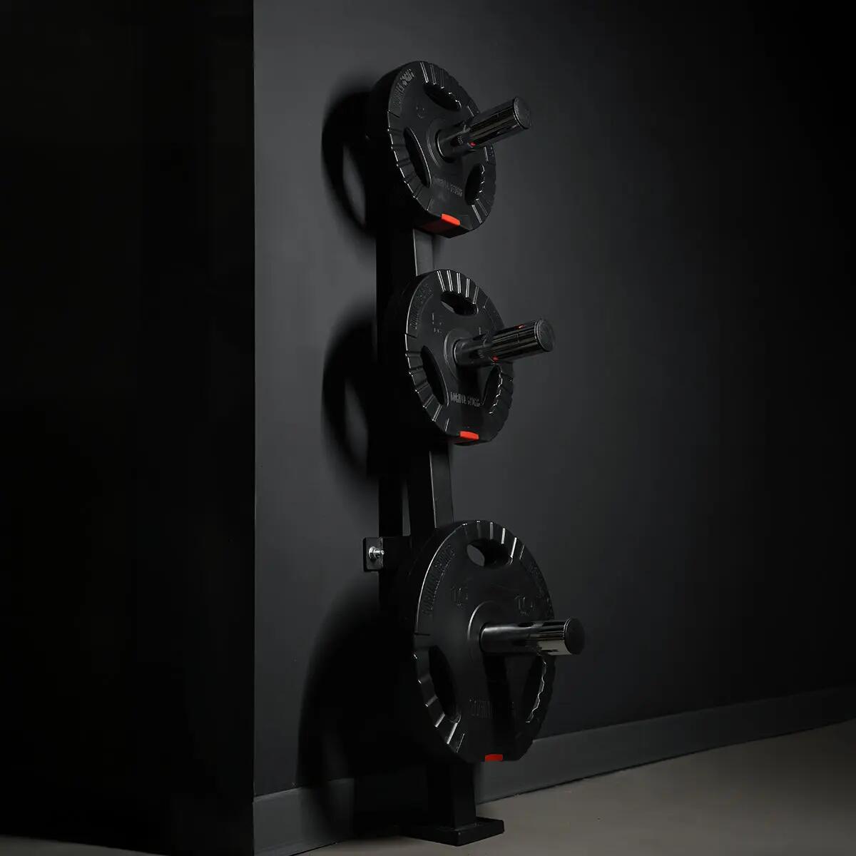 Obciążenie bitumiczne (1,25 - 15 kg) 51 mm talerz olimpijski Gorilla Sports 7/7