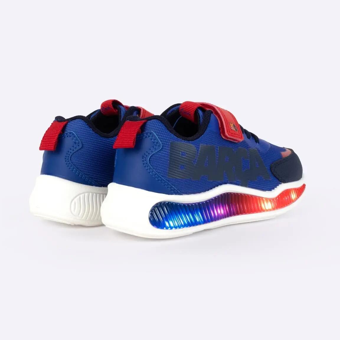 Turnschuhe mit Licht Kinder FC Barcelona mit Klett Blau 6/6