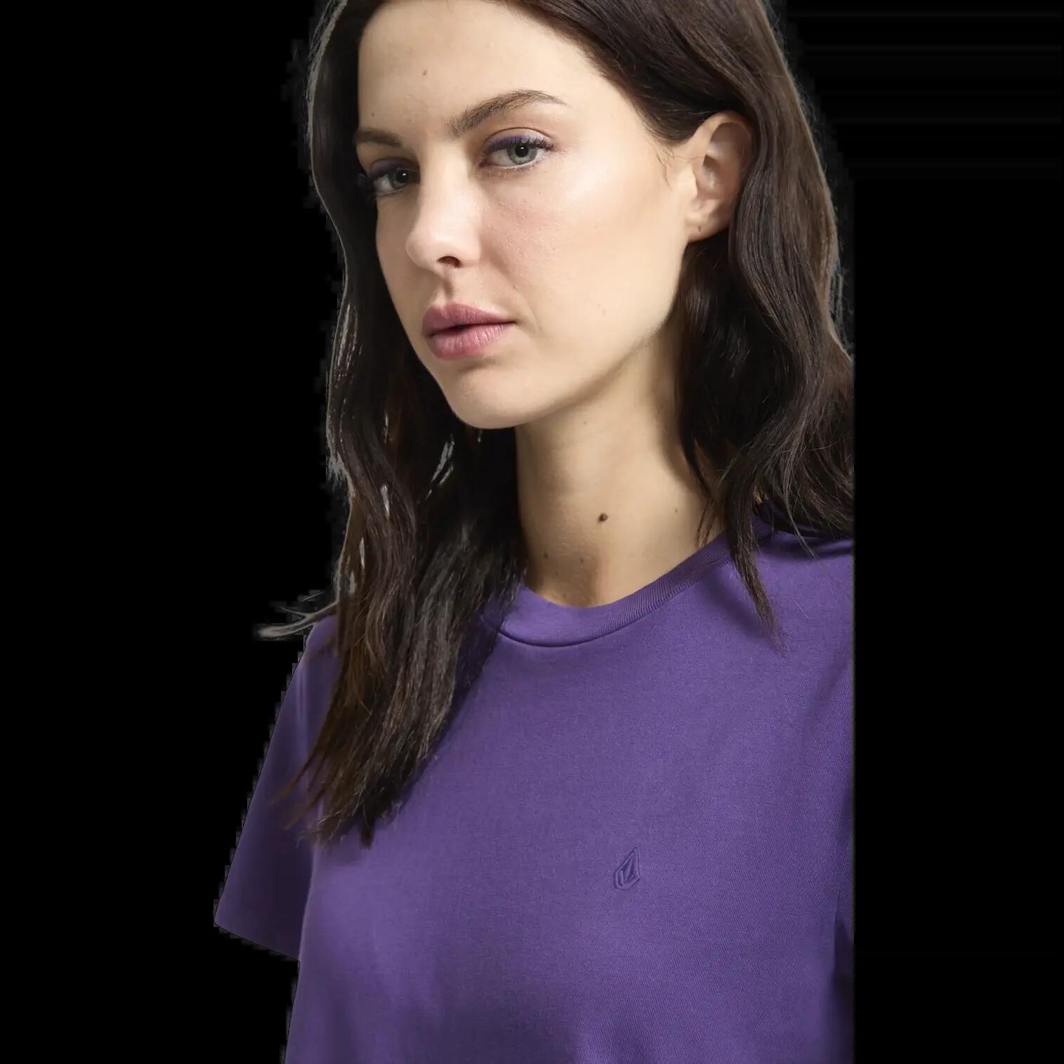T-shirt Volcom Solid Stone Emb Acai Jaune Aube 3/8