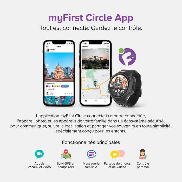 Montre connectée FONE R2 Rose Macaron 6/7