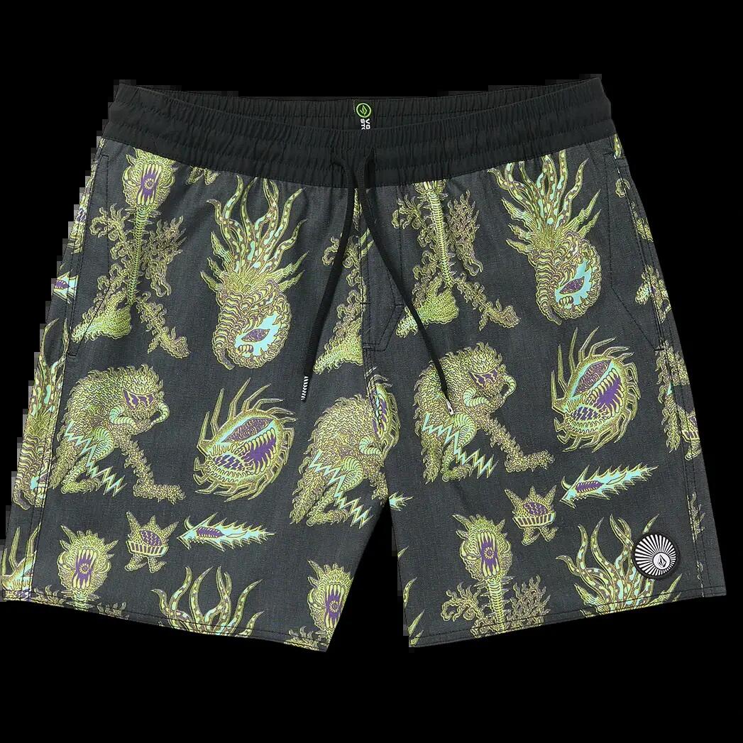 Fato de banho Volcom Fa Tetsunori Trunk Preto 2/2