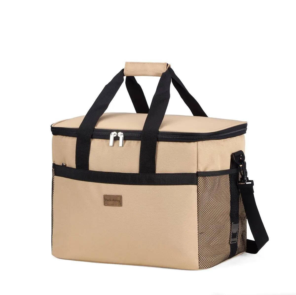 Koelbox Kamperen Fold 30L Opvouwbaar Incl. 4 Koelelementen Beige 7/7