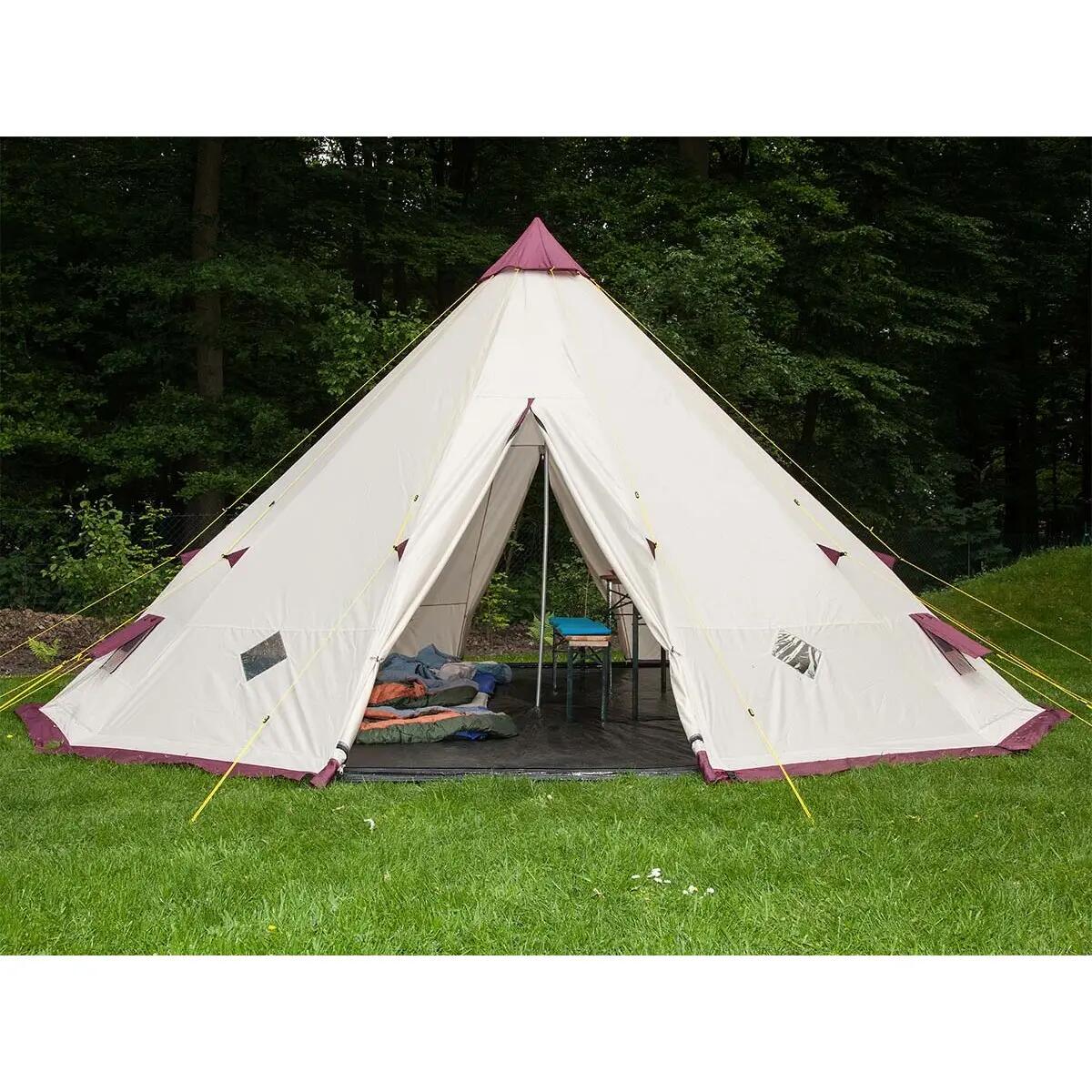 Tenda de campismo - Tipi Kota 550 Protect - Chão de tenda cosido - 12 pessoas 3/15