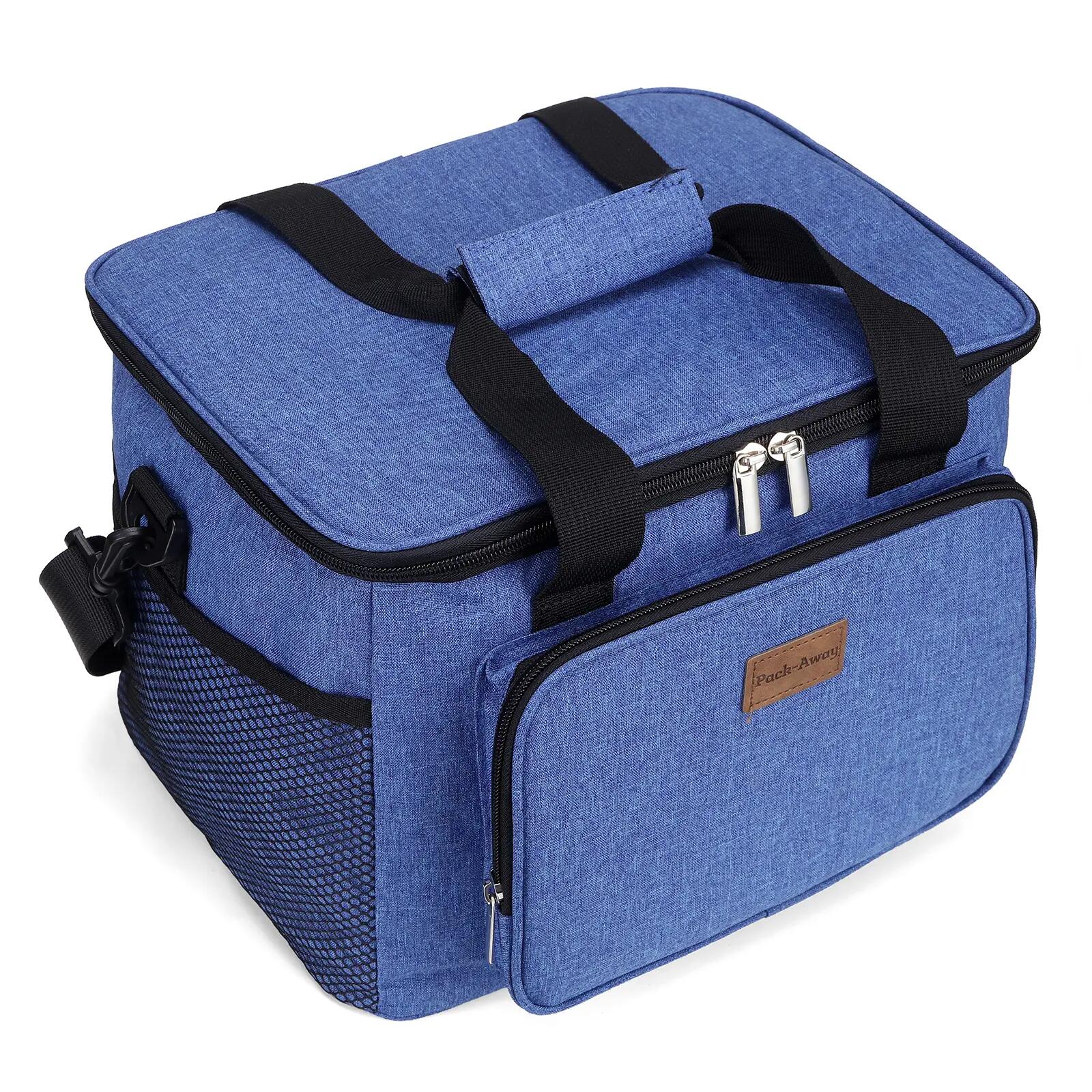 Koelbox Kamperen Fold 15L Opvouwbaar Incl. 2 Koelelementen Blauw 6/7