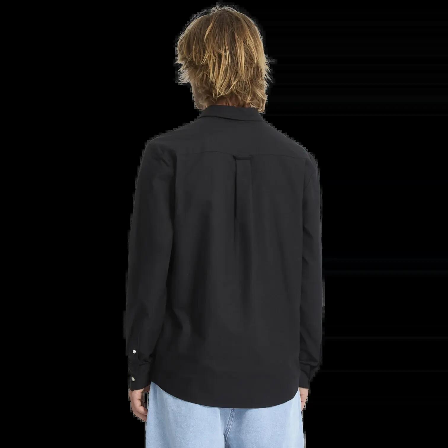 Camisa Volcom Veeco Oxford Negro Marrón 2/7