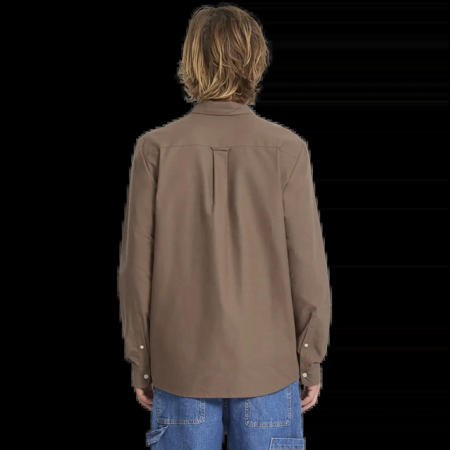 Camisa Volcom Veeco Oxford Marrón Piedra 2/7