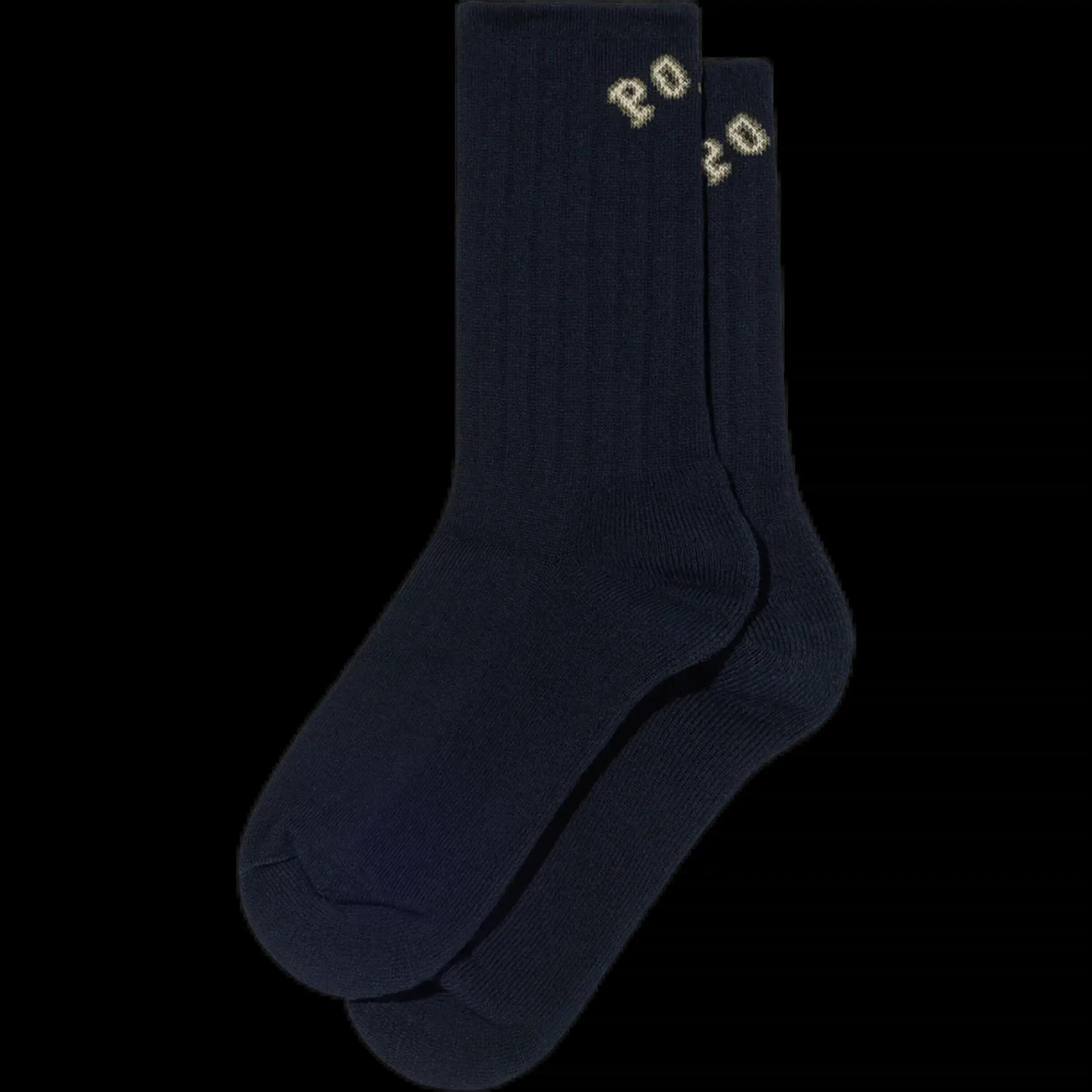 Meias Polar Skate Co. Large Rib Socks Azul Marinho 2/4