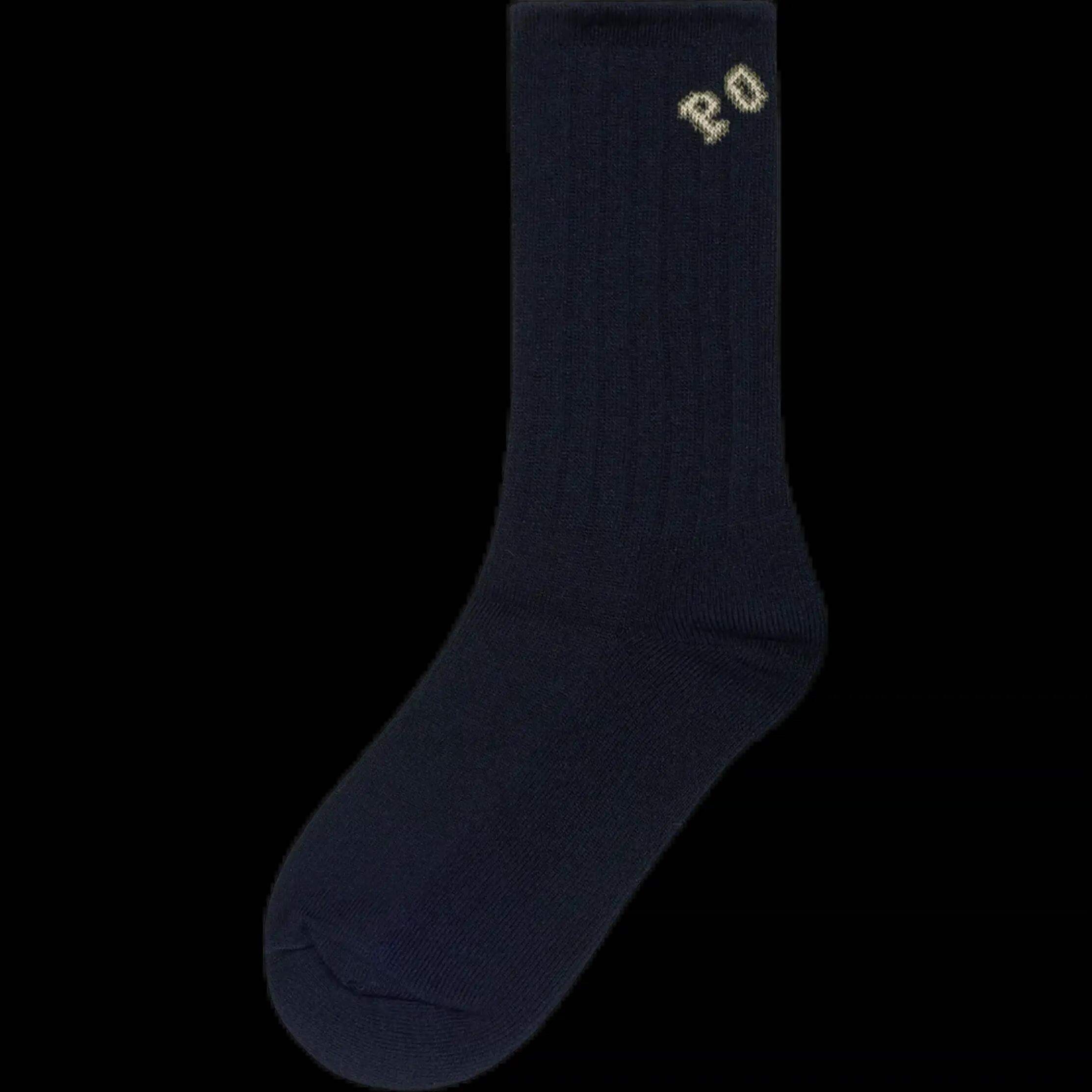 Meias Polar Skate Co. Large Rib Socks Azul Marinho 3/4
