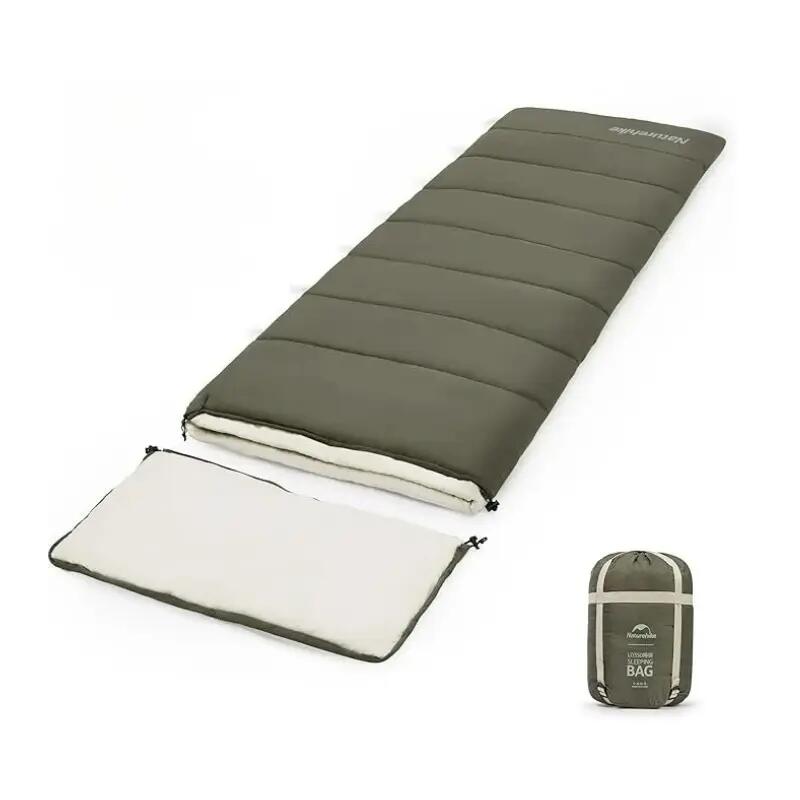 Sacco A Pelo Campeggio Ld250 Envelope 225x75cm verde 2/9