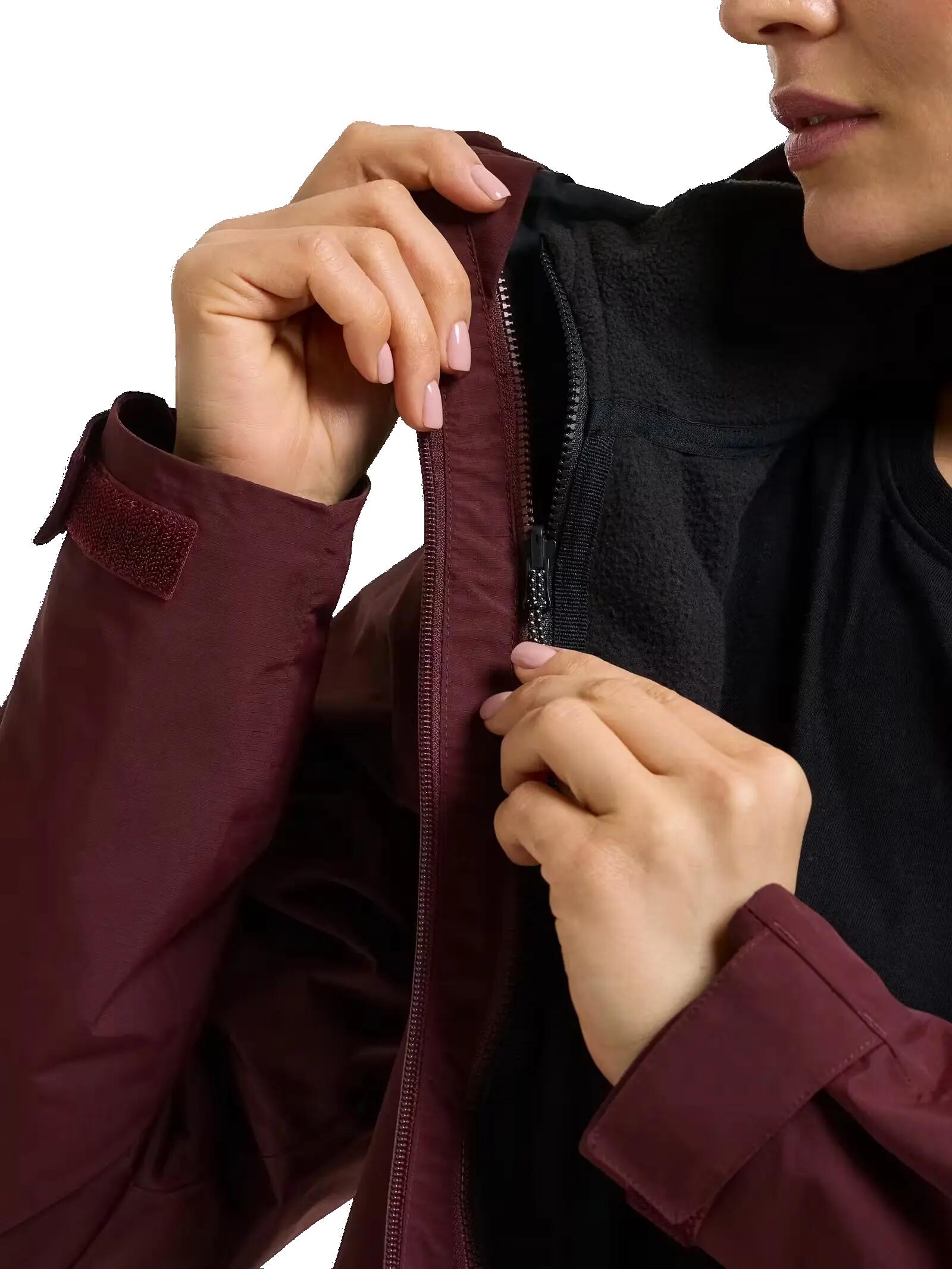 Trinya Jacket 3 In 1 Dames gevoerde jas Old rust 6/6