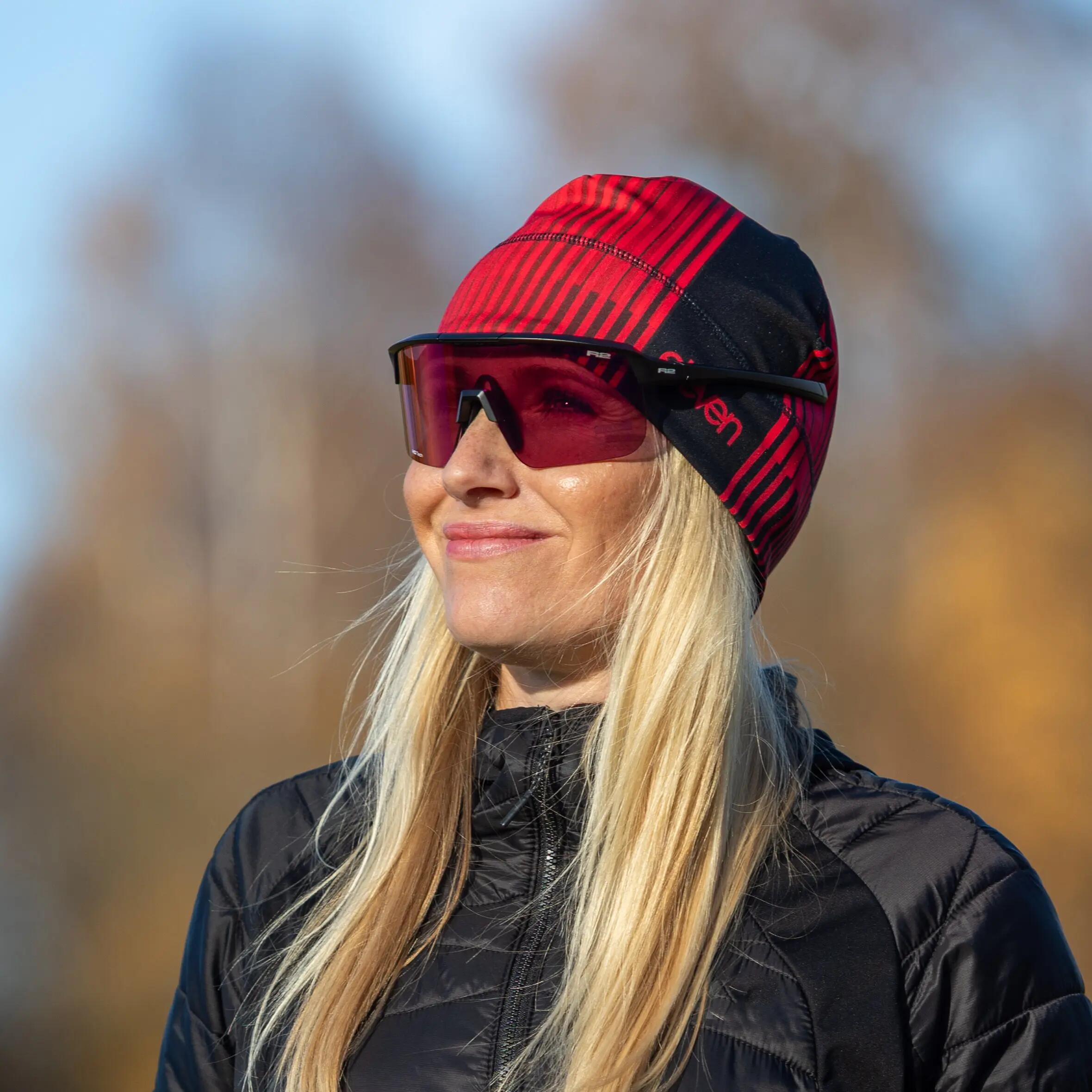 Sportovní čepice z recyklovaného materiáluEleven Eddie Swift Red 2/4
