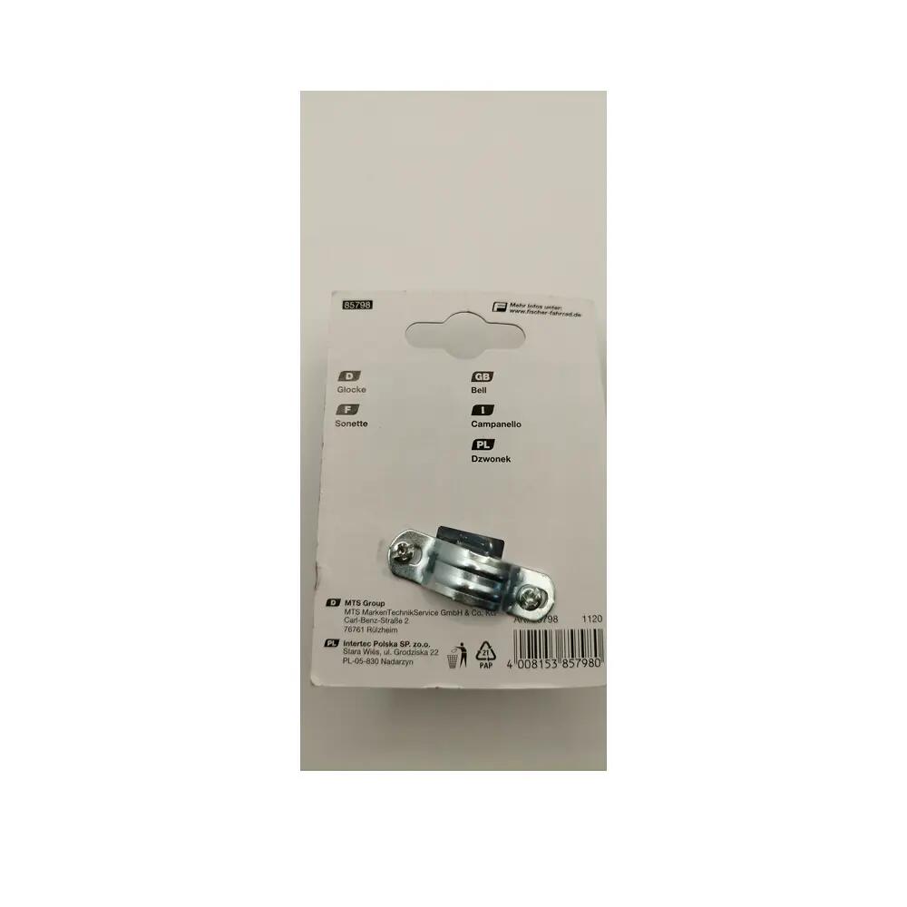 Cloche de vélo Fischer Chrome Argent 9/9