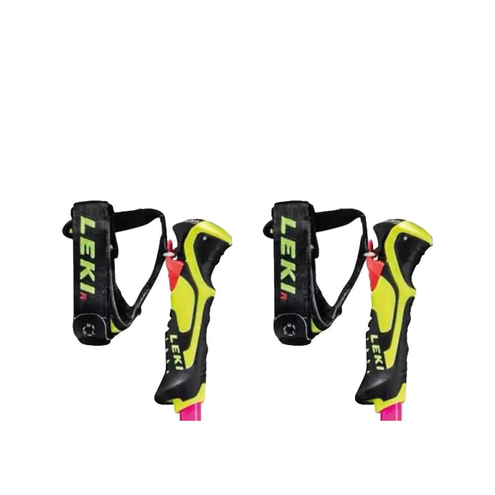 LEKI WORLDCUP LITE SL 3D BATONS DE SKI ROSE/JAUNE FLUO 2024 5/5