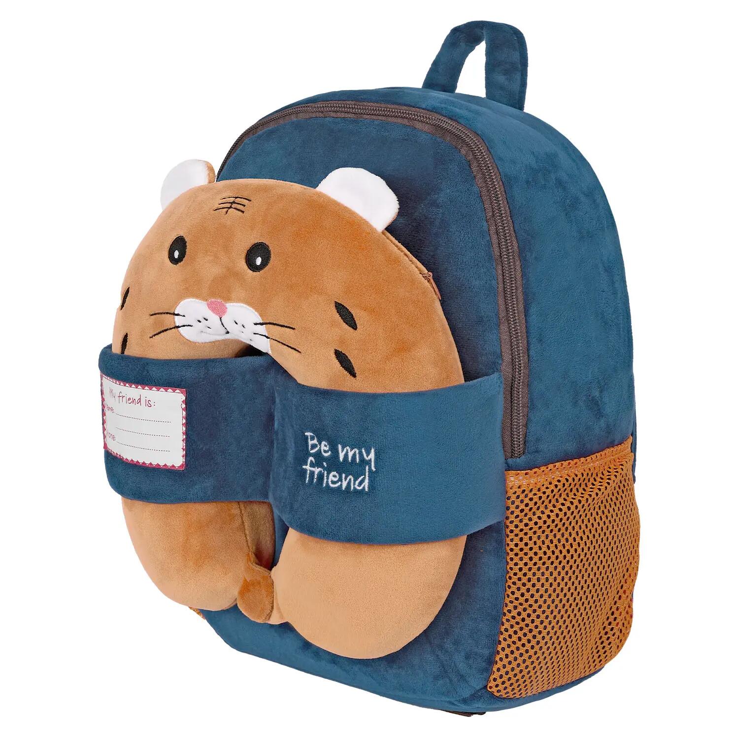 Zaino da Bambino con Cuscino Gatto da Viaggio Blu 3/9