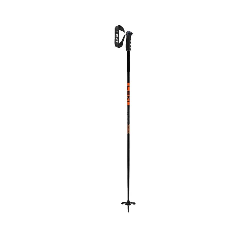 LEKI Batons PITCH BACK - NOIR/ORANGE/GRIS 6/9