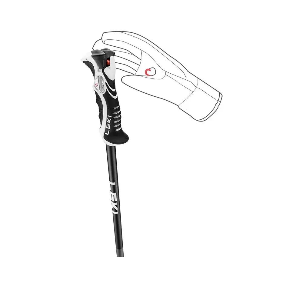 LEKI Kije narciarskie Bold Lite S dark anthracite-bright red-black-125 cm 10/10
