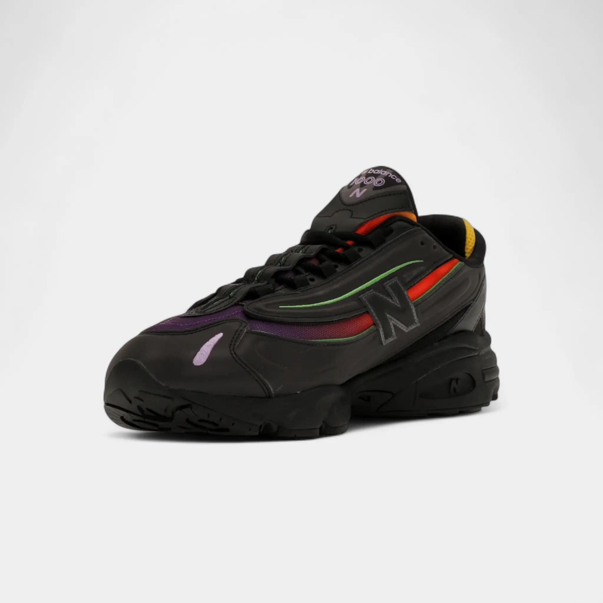 New Balance 1000 Reflective Black Multi-Color 3/5