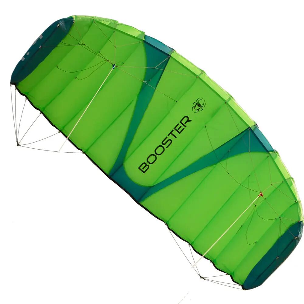 Cometa colchoneta | Cometa | Spiderkites Booster 1.4 | Cometa 4 líneas | Verde 9/9