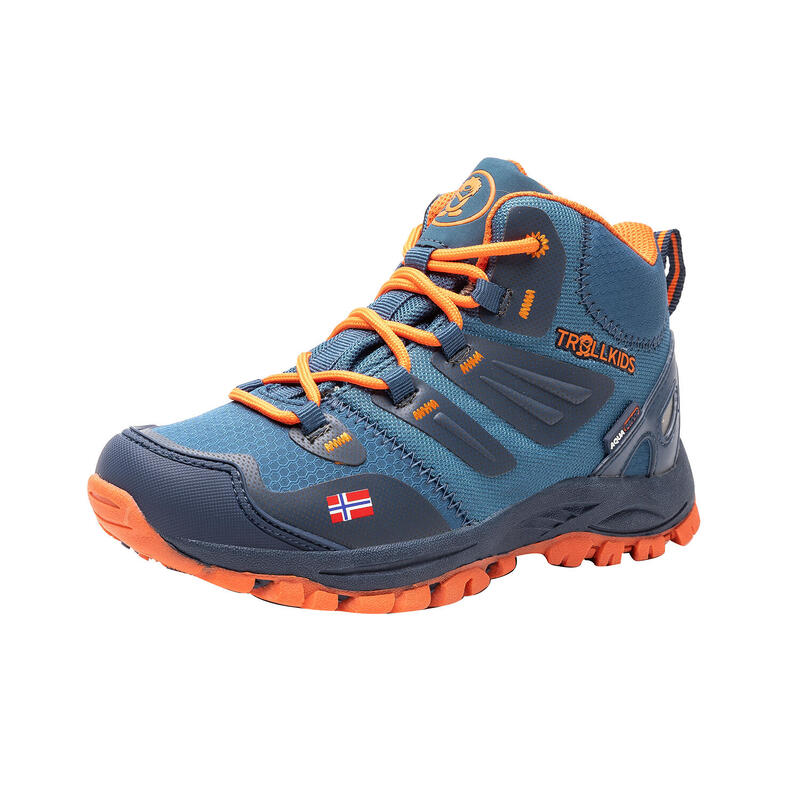 Chaussures de randonnée pour enfants Rondane Imperméable Mystik Bleu / Orange