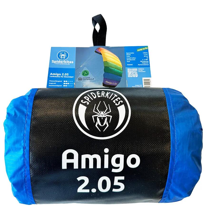 Matrasvlieger Spiderkites Amigo 2.05 Rainbow 10028 Regenboog 205 x 69 cm 2/6