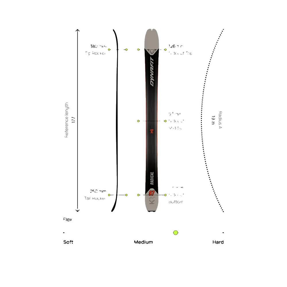 Dynafit Radical 97 Tourenski Herren 184 cm grau 2/2